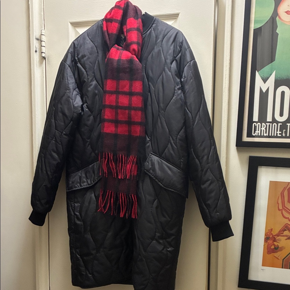 H&M Black Quilted Puffer Jacket